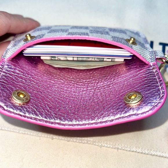 💓 damier azure small wallet Handmade - Picture 9 of 16